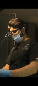 a man wearing a mask and a mask